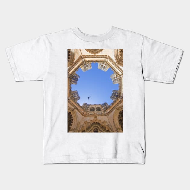 King D.Duarte Pantheon. O Céu das Capelas Imperfeitas. Batalha Monastery Kids T-Shirt by terezadelpilar